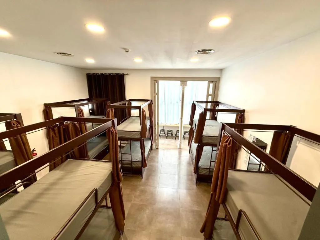 Bed in dormitory WITH SHARED BATHROOM Room, Hip Karma Hostel, Barcelona