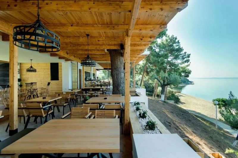 Restaurant, Trikorfo Beach, Halkidiki