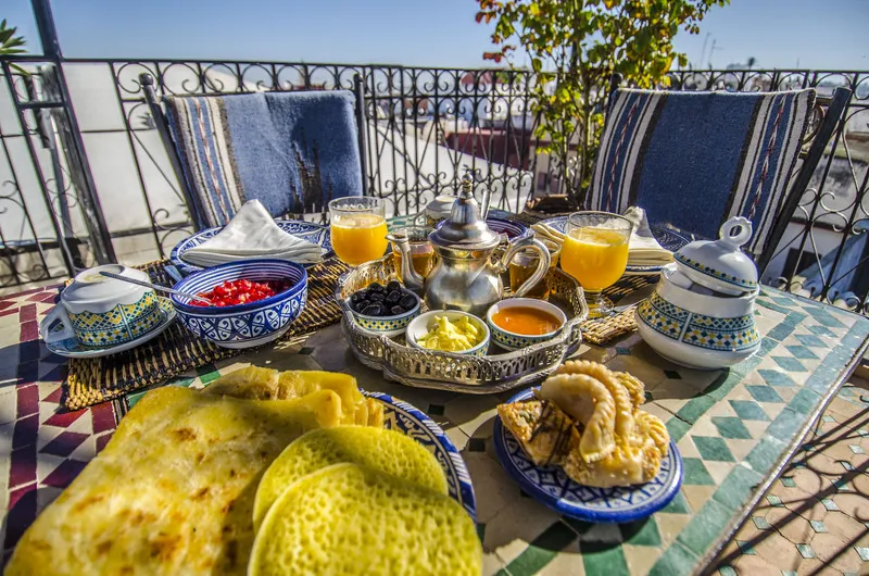 Terrace, Riad Sidi Fatah, Rabat