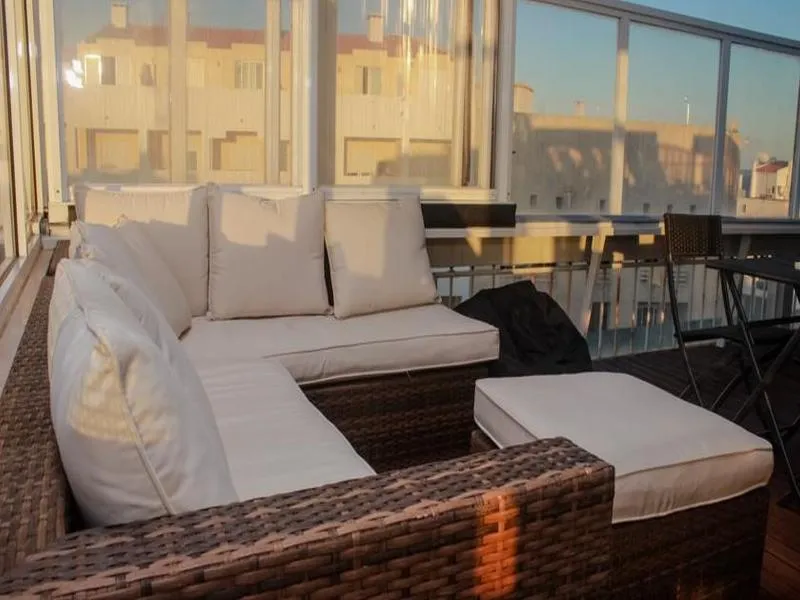 Terrace, Baía Beach Hotel, Algarve