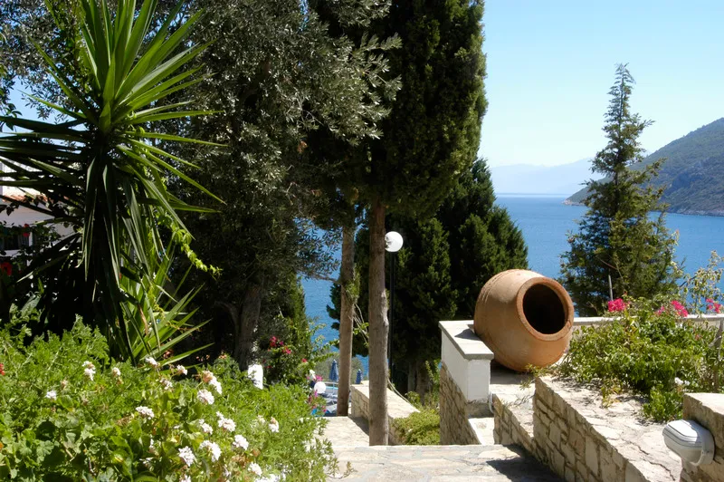 Terrace, Kerveli Village, Samos