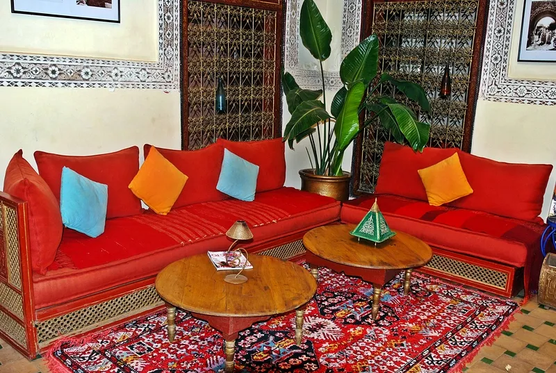 Lobby, Riad Amiris, Marrakech