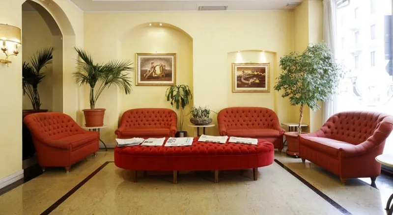 Lobby, Hotel Terminal Milano, Milan