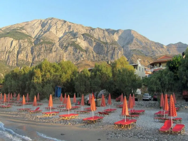 Beach, Kampos Village Resort, Samos