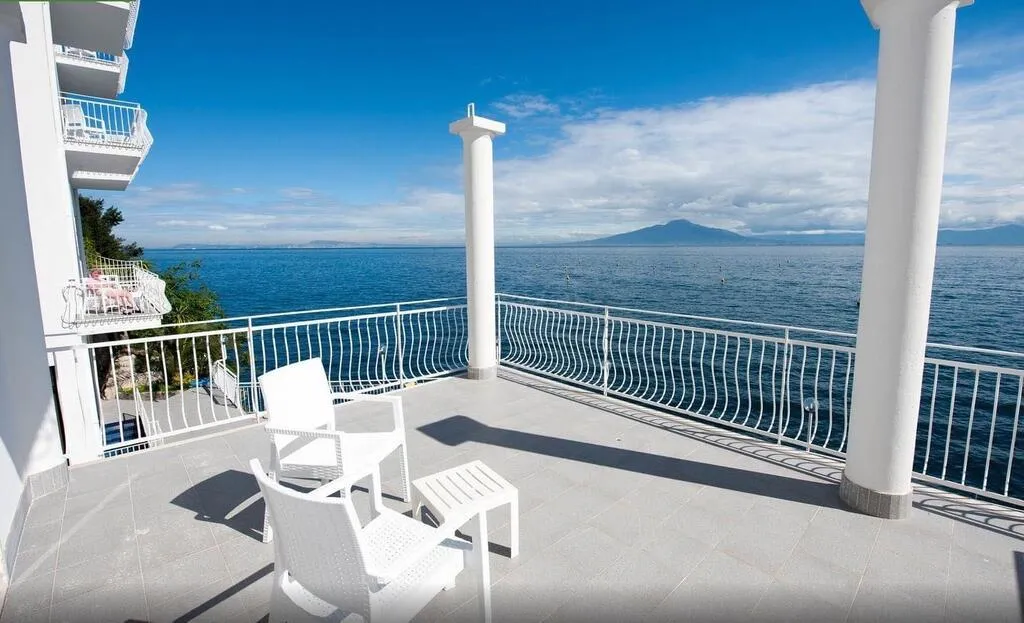 DOUBLE SEA VIEW WITH TERRACE Room, Hotel Admiral, Naples