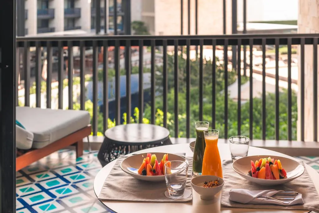 DOUBLE PARTIAL OCEAN VIEW TWO DOUBLE BEDS Room, Devossion by Live Aqua Playa del Carmen AI Only Ad, Playa Del Carmen