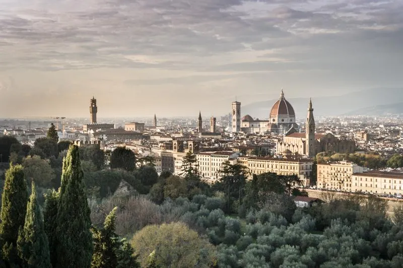 Terrace, Villa la Vedetta, Florence