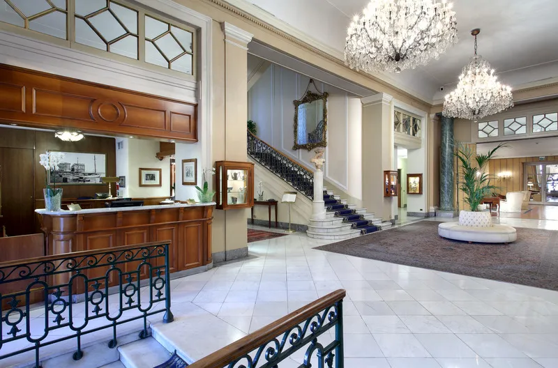 Lobby, Eurostars Hotel Excelsior, Naples