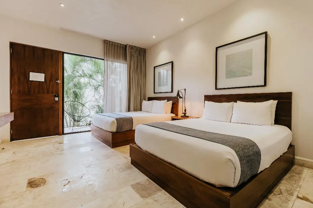 QUADRUPLE TWO QUEEN BEDS Room, The Strabon Tulum, Cancun Area