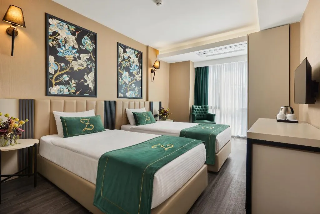 DOUBLE DELUXE TWO BEDS Room, The New Zeybek Hotel, Izmir