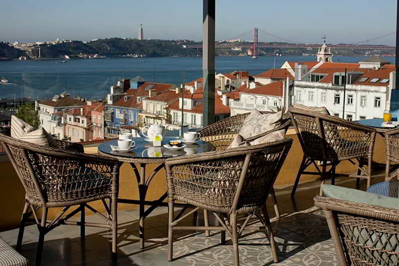 Terrace, Bairro Alto, Lisbon