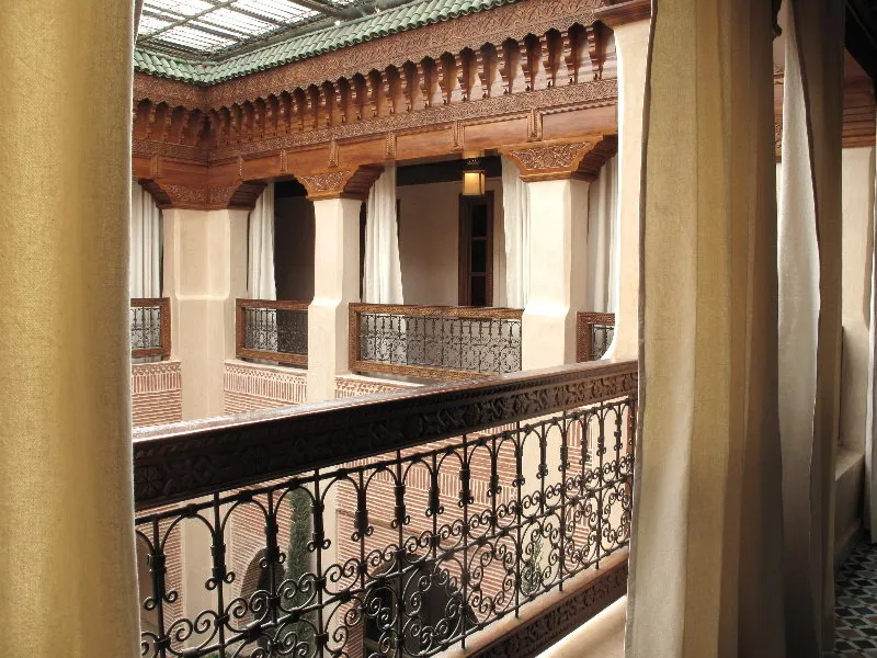 General view, Riad Le Perroquet Bleu, Marrakech