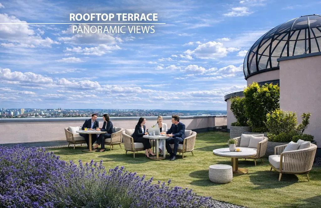 Terrace, Hotel Don Giovanni Prague, Prague