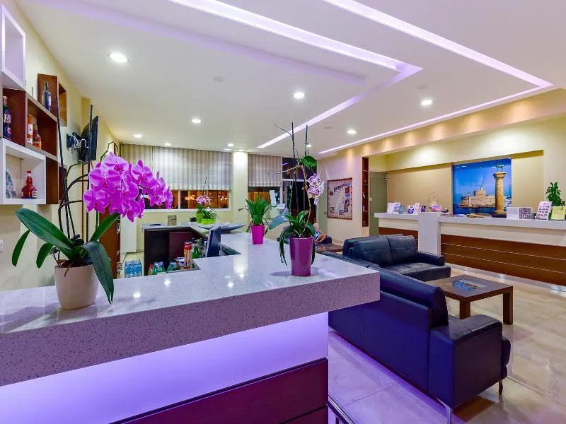 Lobby, Paleos apartments, Rhodes