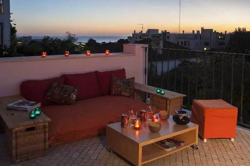 Terrace, Estoril Beach House, Lisbon