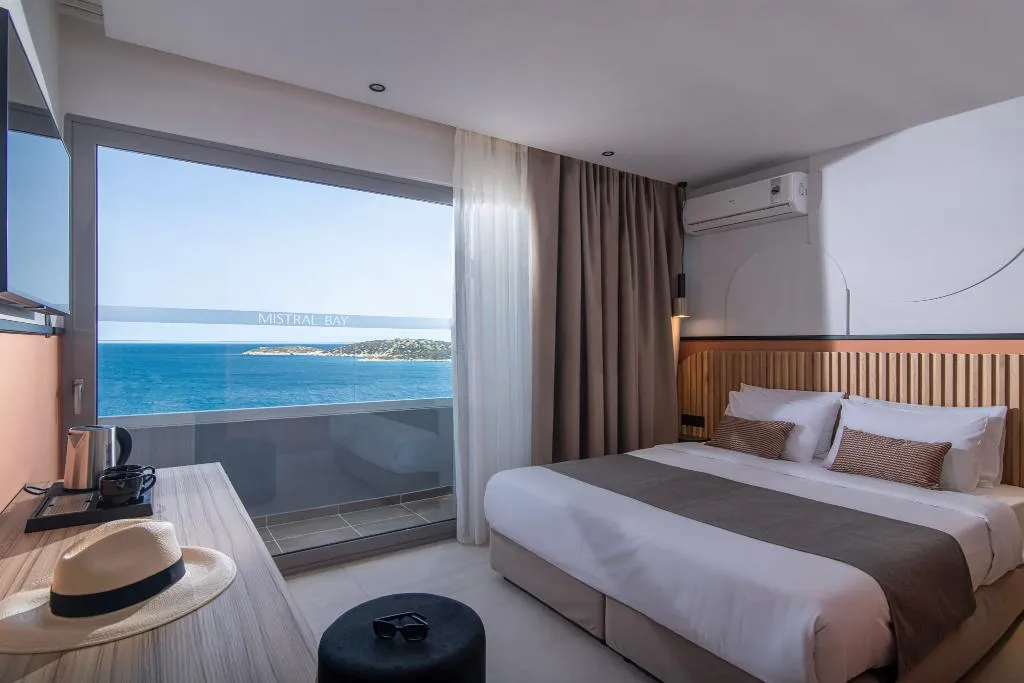 Double or Twin PREMIUM SEA VIEW Room, Mistral Bay, Crete