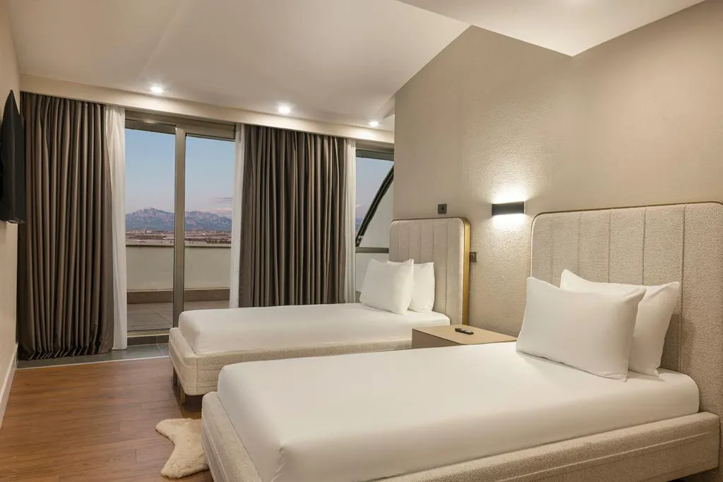 Room TWO QUEEN BEDS Room, Alodger Sirius Town Lara, Antalya