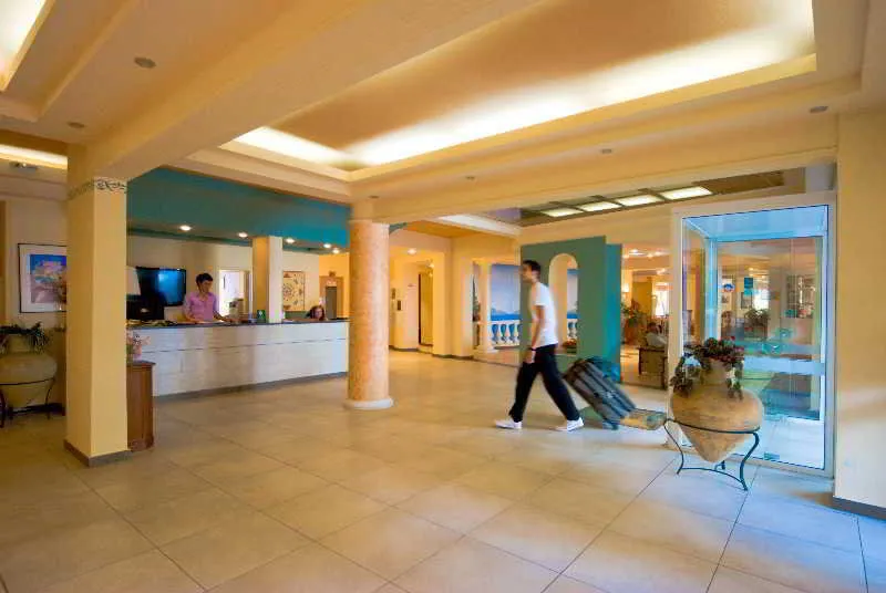 Lobby, Potamaki Beach Hotel, Corfu