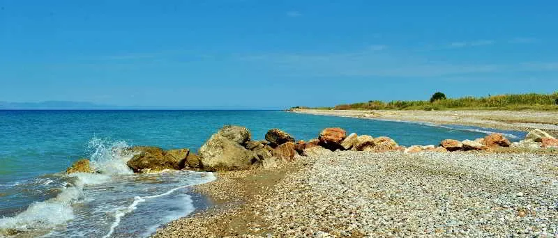 Beach, Naturist Angel Club Hotel, Rhodes