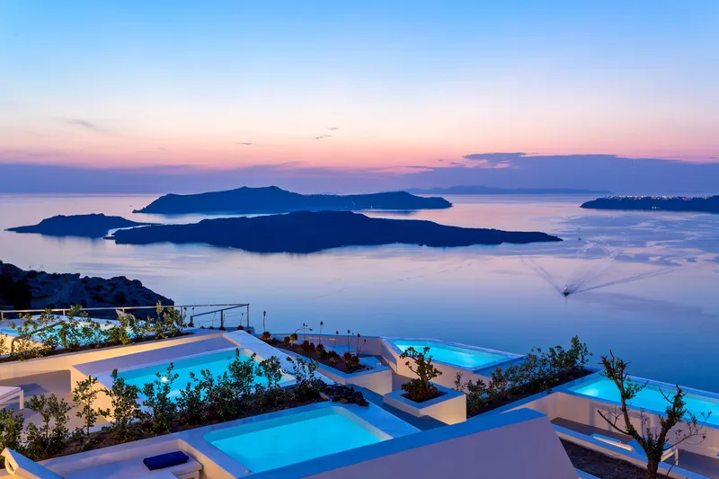 JUNIOR SUITE SEA VIEW Room, Alti Santorini Suites, Santorini