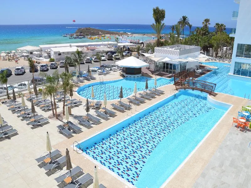 Pool, Vassos Nissi Plage Hotel & Spa, Cyprus