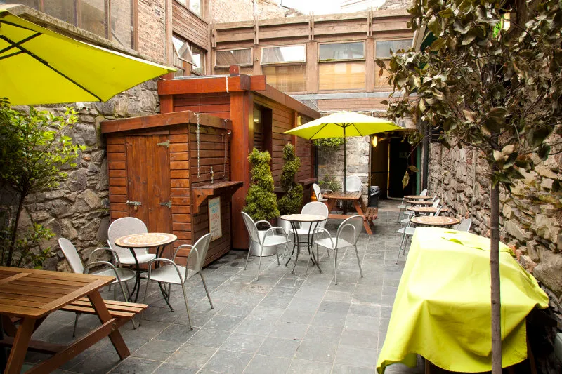 Terrace, Isaacs Hostel, Dublin