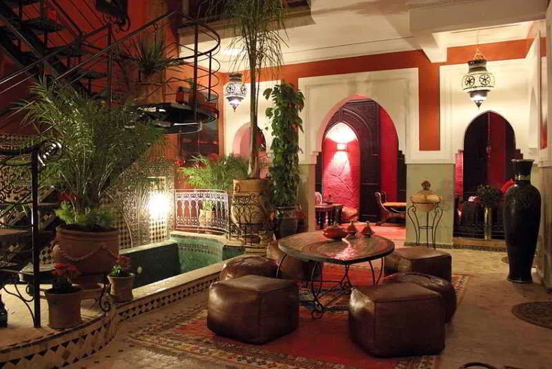 General view, Riad Kantarell, Marrakech