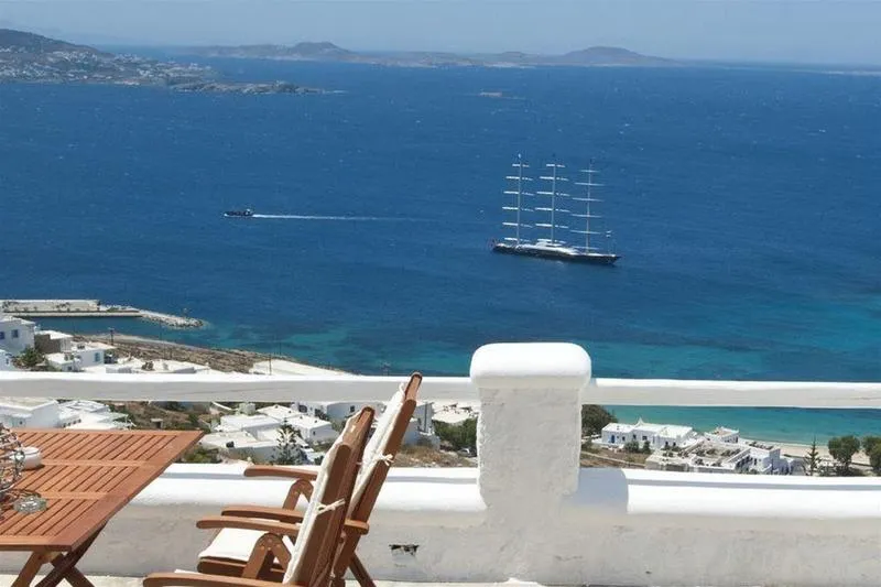 General view, La Maison Blanche, Mykonos