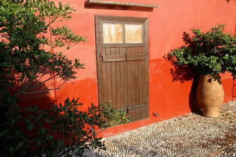 Terrace, Oasis Guesthouse, Crete