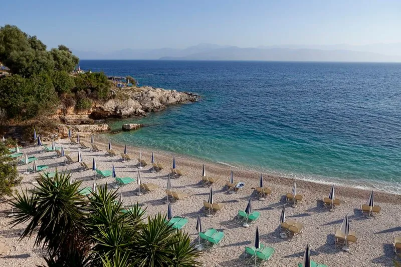Beach, Melina Bay Boutique, Corfu