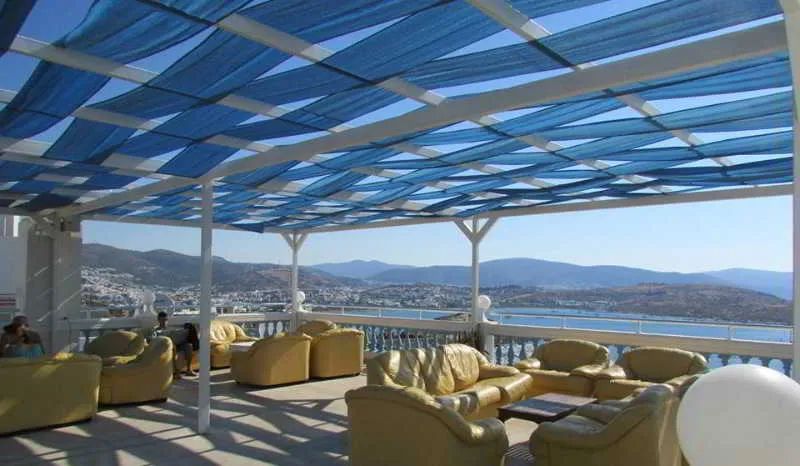 Terrace, Peda Hotels Gumbet Holiday, Bodrum
