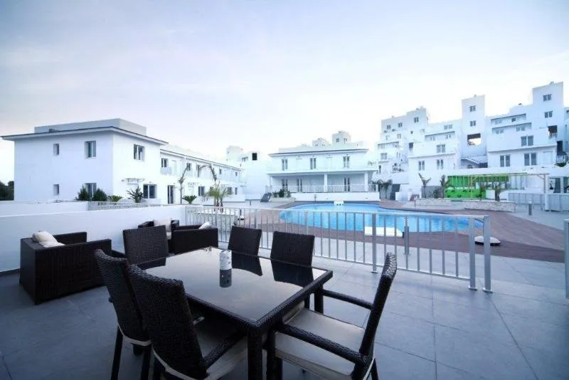 Terrace, High View Garden Apartment, Cyprus