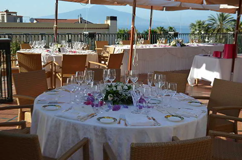 Restaurant, Grand Hotel la Favorita, Naples