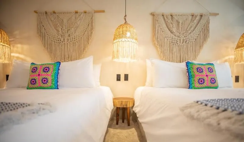 LODGE KING SIZE BED Room, Nuee Tulum, Cancun Area