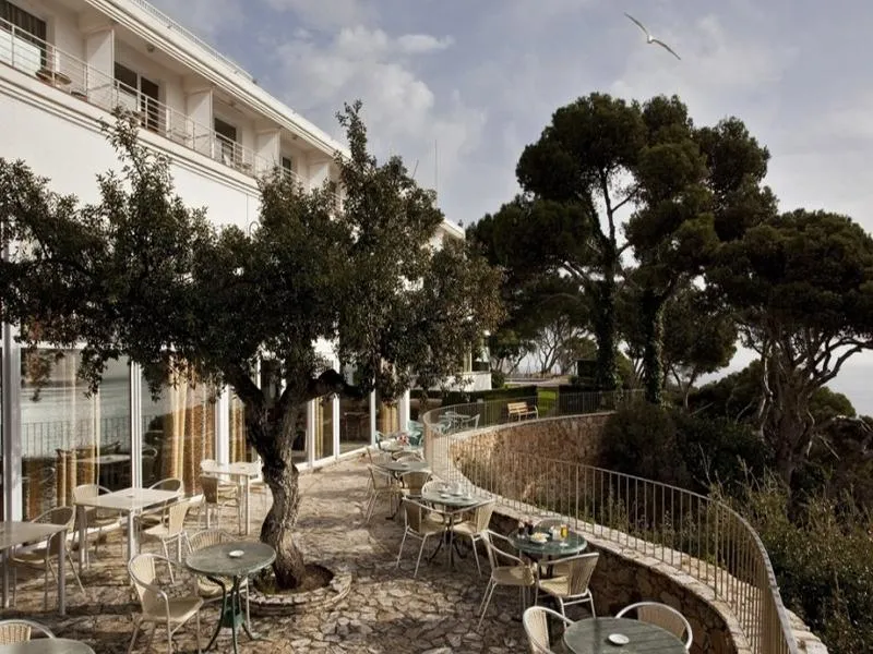 Terrace, Parador de Aiguablava, Costa Brava