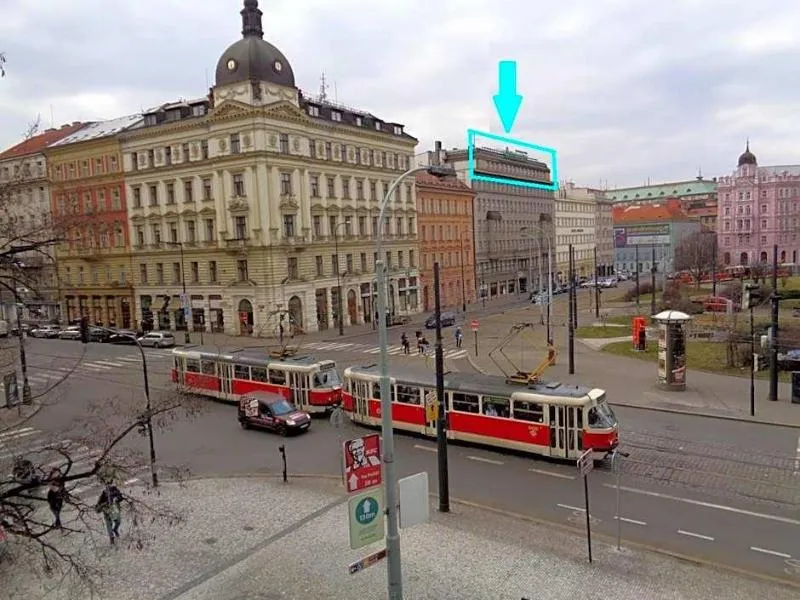 General view, Rooftop Planet Prague Hotel, Prague