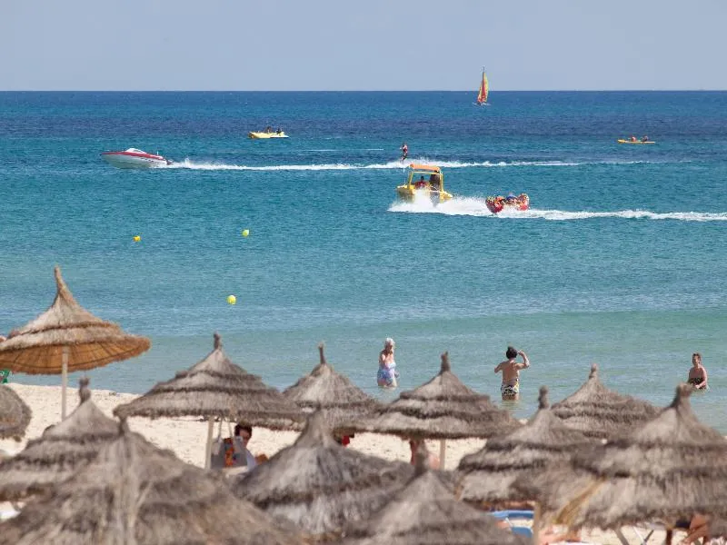 Beach, Omar Khayam Resort & Aquapark, Tunisia