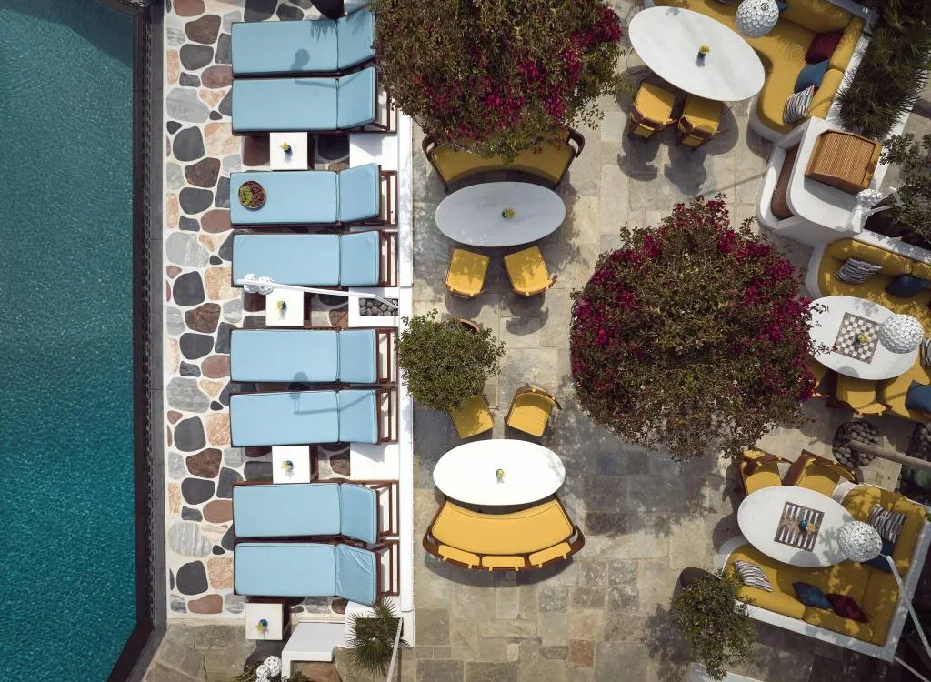 Pool, Belvedere hotel, Mykonos