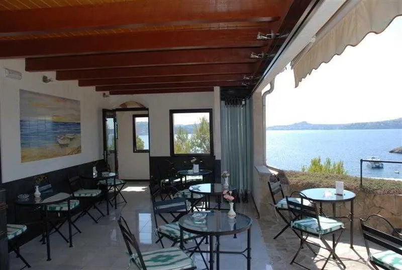 Terrace, Petit Cala Fornells, Majorca