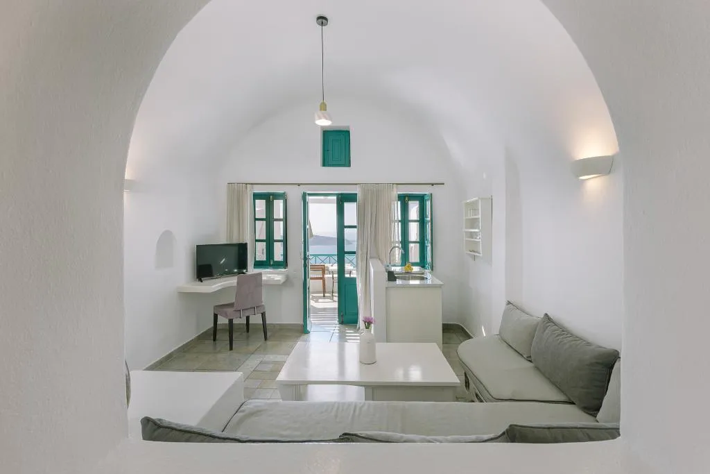 JUNIOR SUITE OCEAN VIEW Room, Afroessa Hotel, Santorini