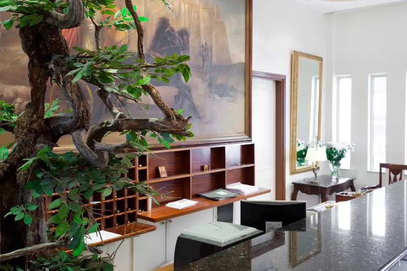 Lobby, Achillion Palace, Crete
