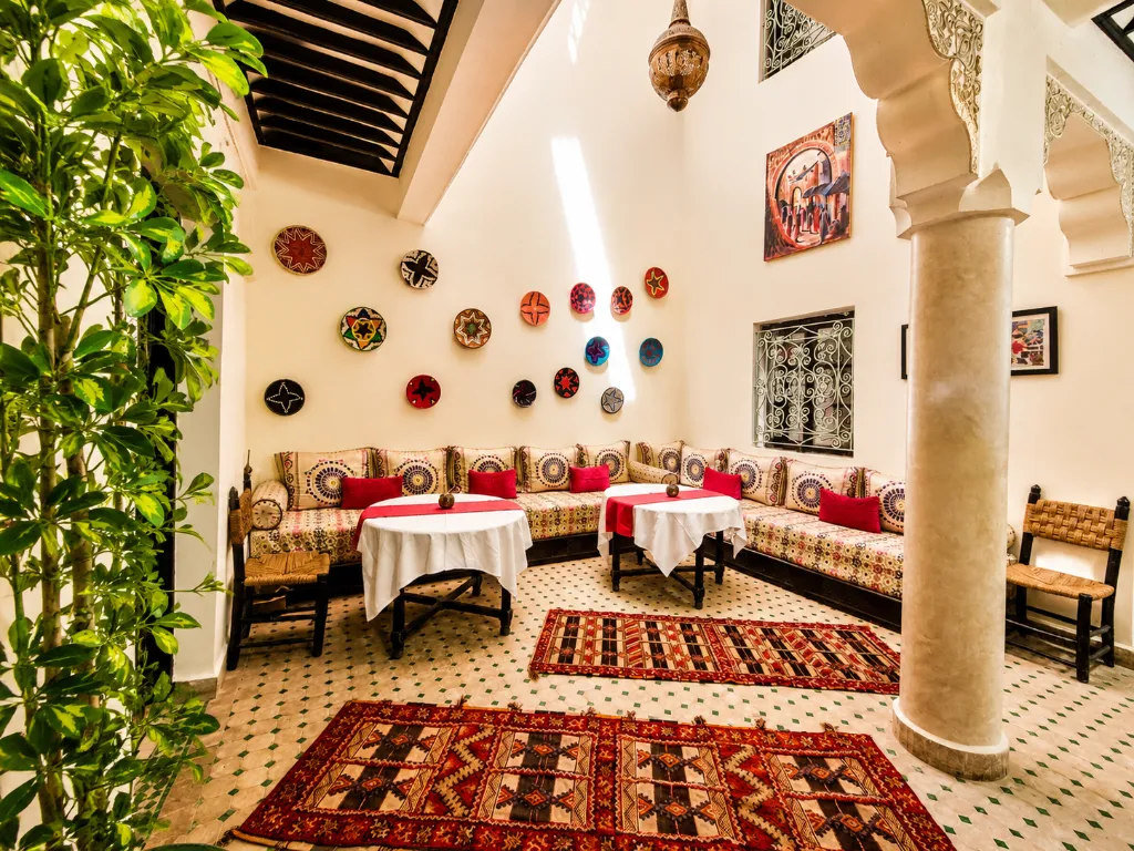 Lobby, Riad Dar Benbrahim, Marrakech