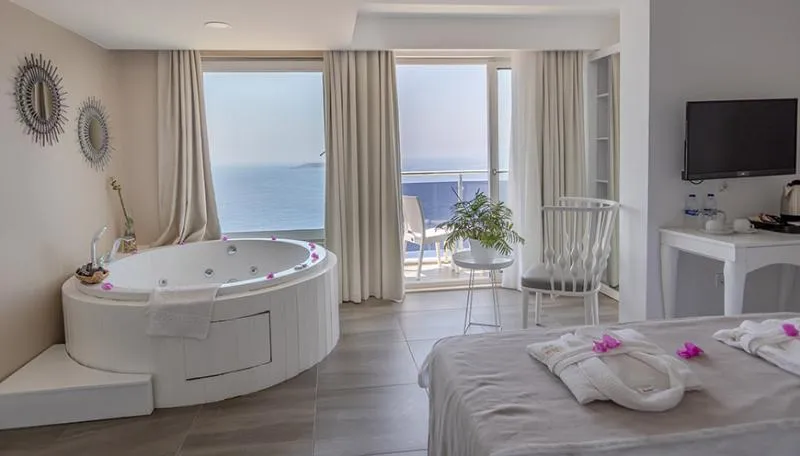 DOUBLE DELUXE SEA VIEW Room, La Kumsal Hotel, Dalaman