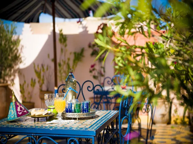 Terrace, Riad Bleu Du Sud, Marrakech