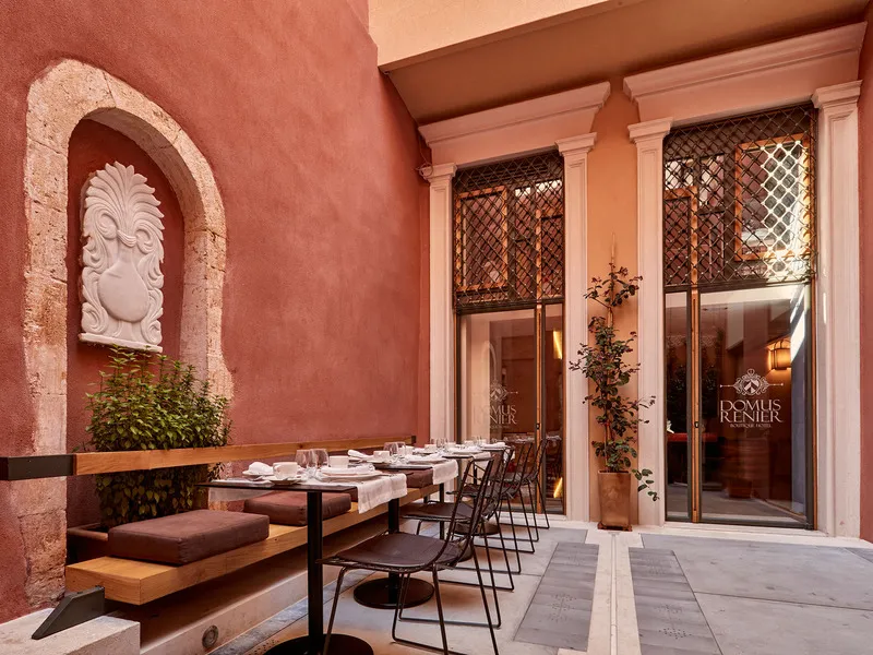 Terrace, Domus Renier Boutique Hotel, Crete