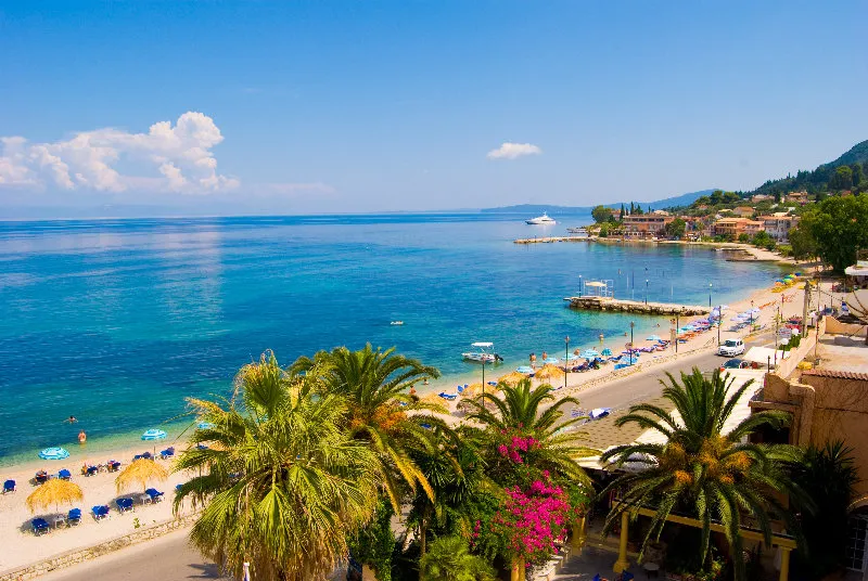 General view, Potamaki Beach Hotel, Corfu