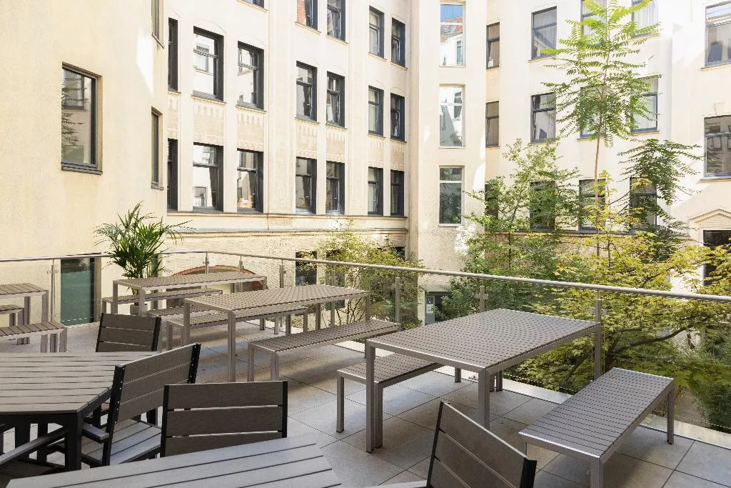 Terrace, Acama Kreuzberg Hotel+Hostel, Berlin