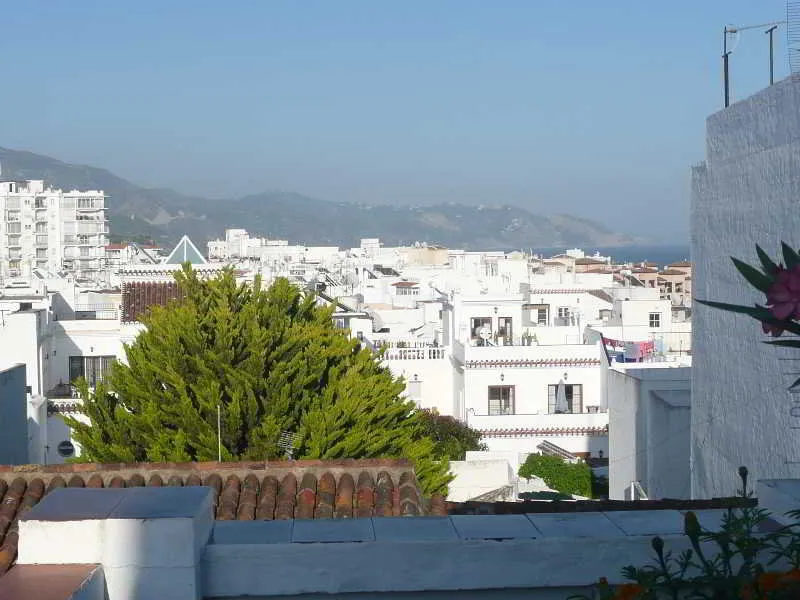 Terrace, Hostal Dianes, Costa Del Sol
