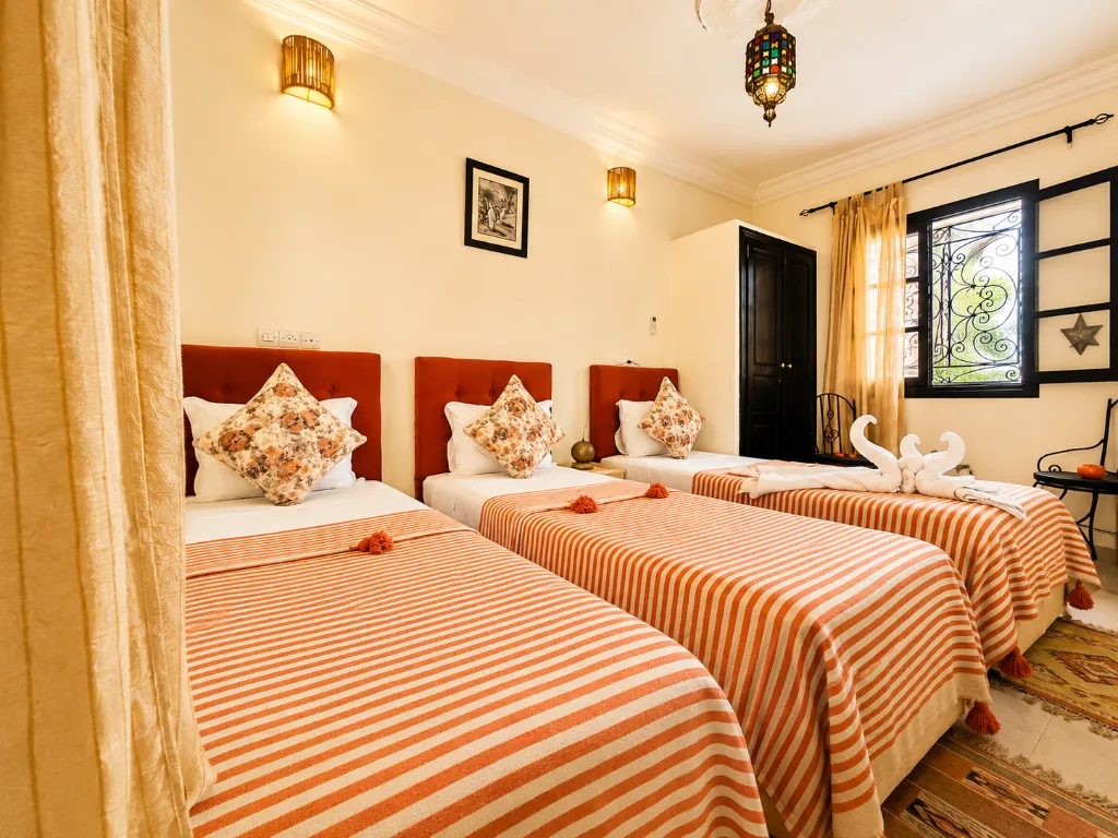 TRIPLE STANDARD Room, Riad Dar Benbrahim, Marrakech