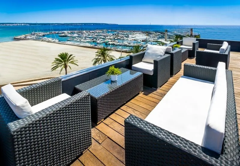 Terrace, Nautic Hotel, Majorca